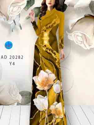 Vải áo dài hoa in 3d AD 20282 23