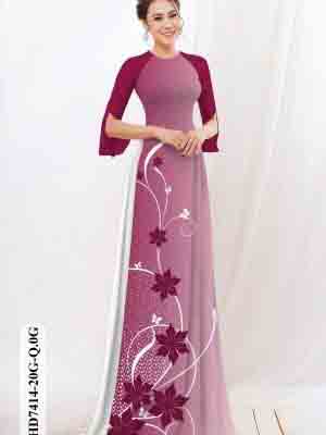 vai ao dai hoa in 3d re da dang 517149