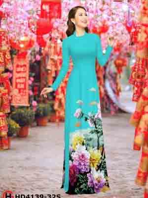 vai ao dai hoa in 3d shop mymy phong cach 413196