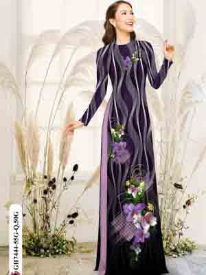 vai ao dai hoa in 3d shop mymy thanh lich 1357172