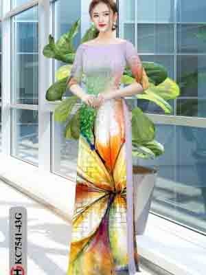 vai ao dai hoa in 3d ton dang ngoc long lanh 1621132