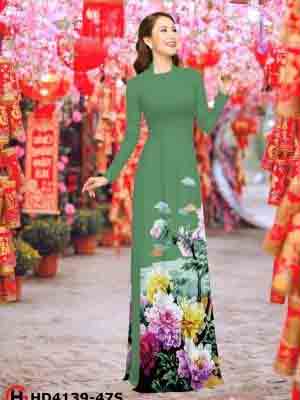 vai ao dai hoa in 3d truyen thong cuc hot 121383