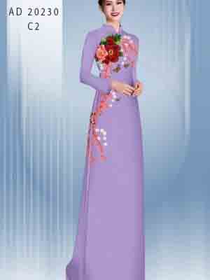 vai ao dai hoa in 3d truyen thong cuc hot 14762