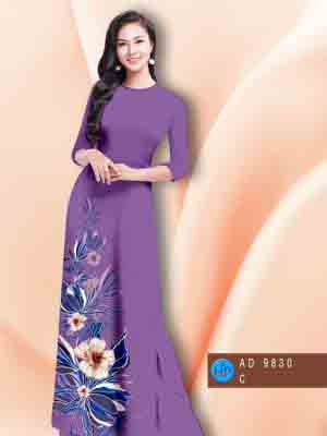 vai ao dai hoa in 3d truyen thong dep 1094184