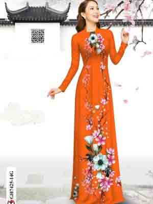 vai ao dai hoa in 3d truyen thong phong cach 122840