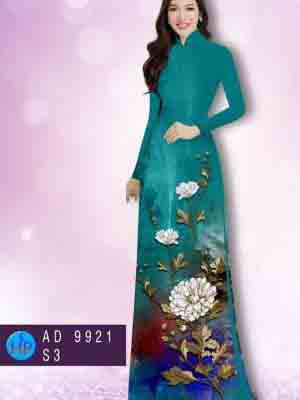 vai ao dai hoa in 3d vai ao dai my my long lanh 1888119