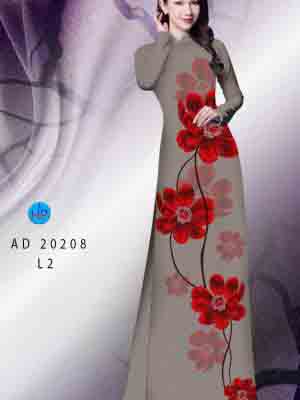 vai ao dai hoa in 3d vai ao dai my my ua chuong 2036233