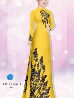 vai ao dai hoa lavender co truyen nam nay 1416216