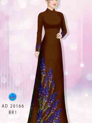 vai ao dai hoa lavender duyen dang da dang 81623