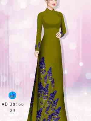 vai ao dai hoa lavender duyen dang dep 116169