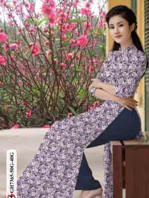 vai ao dai hoa nhi co truyen dam tham 91221