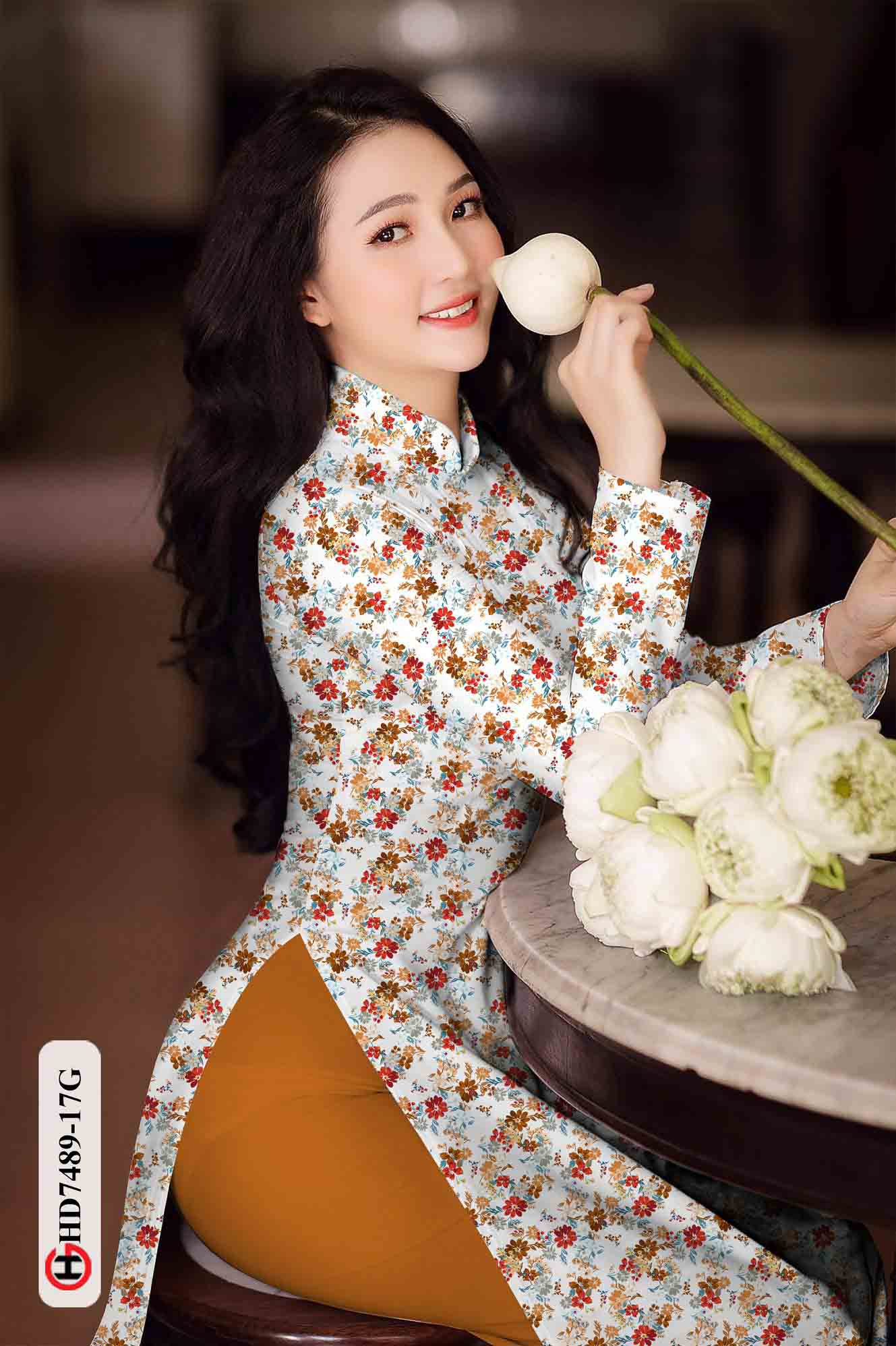 vai ao dai hoa nhi dang ngoc dam tham 1148180