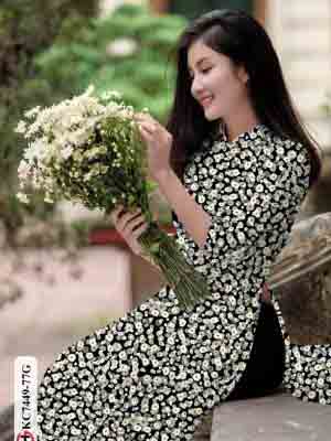 vai ao dai hoa nhi rat re dang hot 83956