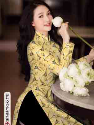 vai ao dai hoa nhi truyen thong cuc dep 44170