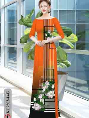 vai ao dai hoa sen duyen dang long lanh 02950