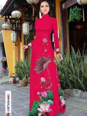 vai ao dai hoa sen gia re dang hot 203072