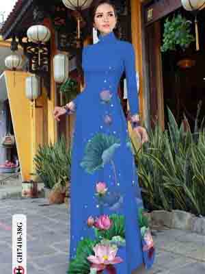 vai ao dai hoa sen re duoc tim nhieu 730122