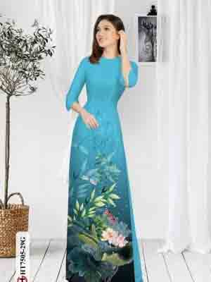 vai ao dai hoa sen re vua ra 365251