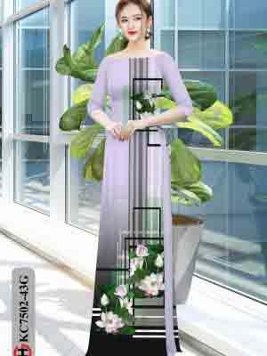 vai ao dai hoa sen shop mymy long lanh 18292