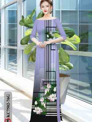 vai ao dai hoa sen vai ao dai my my gia tot 1427125