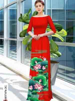 vai ao dai hoa sen vai ao dai my my rat dep 1405254