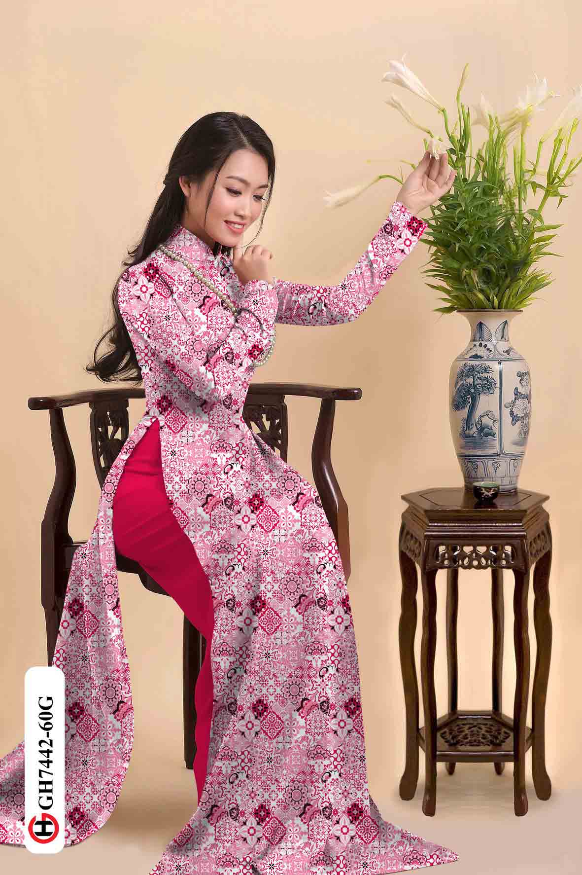 vai ao dai hoa van vai ao dai my my gia tot 165191