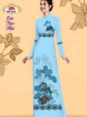 Vải Áo Dài Hoa In 3D AD MT15 23