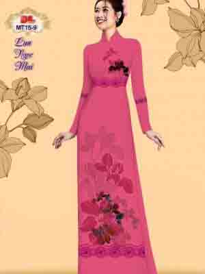 Vải Áo Dài Hoa In 3D AD MT15 29