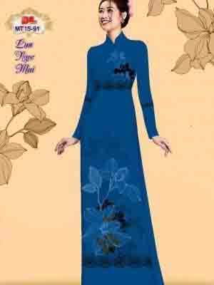 Vải Áo Dài Hoa In 3D AD MT15 25