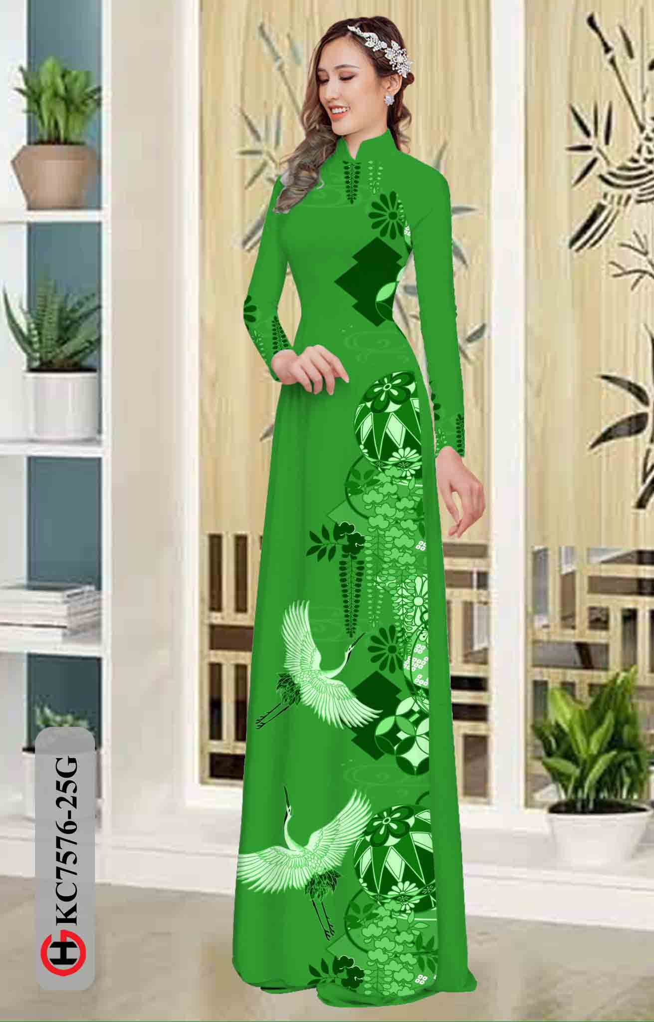 vai ao dai chim hac vai ao dai my my vua ra 727252