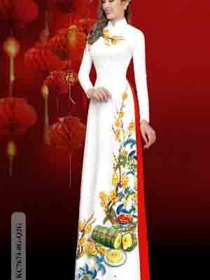 vai ao dai don tet rat re gia tot 1020277