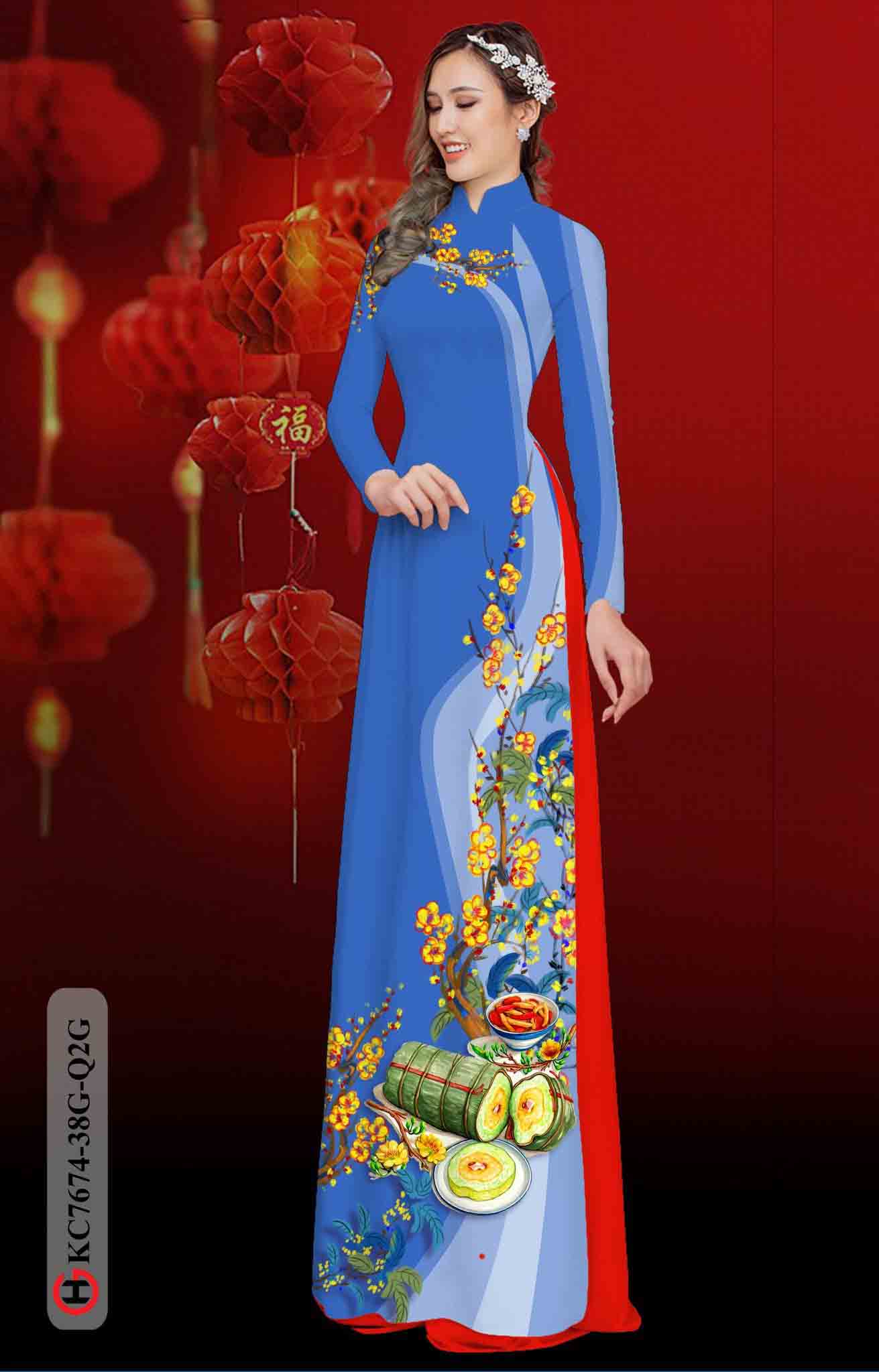 vai ao dai don tet ton dang ngoc da dang 42077