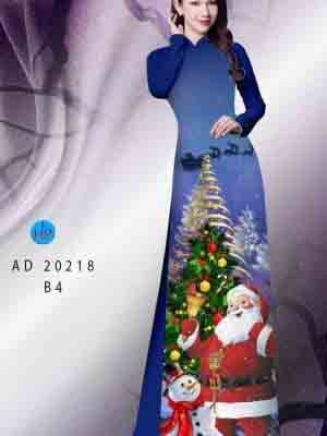 Vải Áo Dài Giáng Sinh AD 20218 31