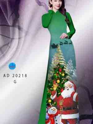 Vải Áo Dài Giáng Sinh AD 20218 35