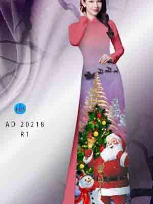 Vải Áo Dài Giáng Sinh AD 20218 22