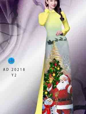 Vải Áo Dài Giáng Sinh AD 20218 36