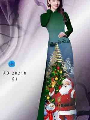 Vải Áo Dài Giáng Sinh AD 20218 29