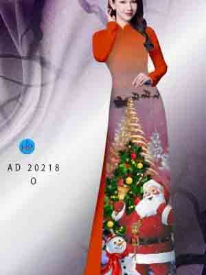 Vải Áo Dài Giáng Sinh AD 20218 33