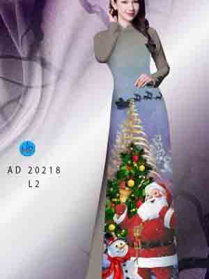 Vải Áo Dài Giáng Sinh AD 20218 20