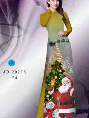 Vải Áo Dài Giáng Sinh AD 20218 24