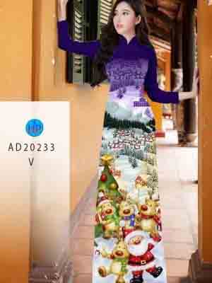 vai ao dai giang sinh truyen thong long lanh 1947298