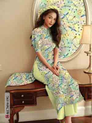 vai ao dai hinh chuon chuon co truyen nam nay 2096247