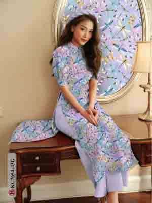 vai ao dai hinh chuon chuon duyen dang duoc chon nhieu 296130