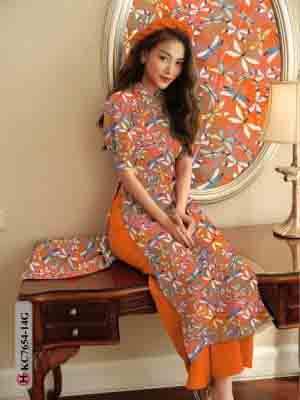 vai ao dai hinh chuon chuon gia re thanh lich 179620