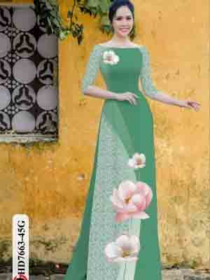 vai ao dai hoa 3d ton dang ngoc thanh lich 79827