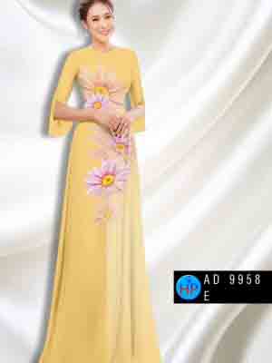 vai ao dai hoa cuc rat re cuc dep 062129