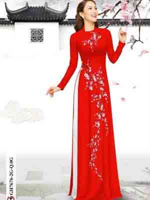 vai ao dai hoa dao truyen thong phong cach 1193246