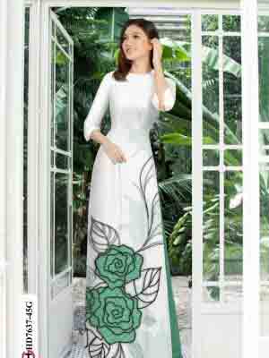 vai ao dai hoa hong rat duyen doc dao 1274140