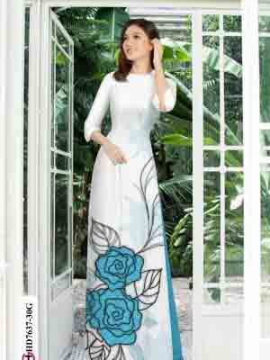 vai ao dai hoa hong vai ao dai my my dep 974186