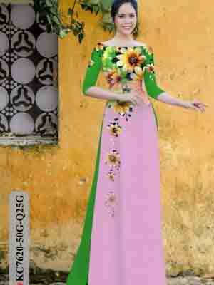 vai ao dai hoa huong duong shop mymy duoc chon nhieu 712292